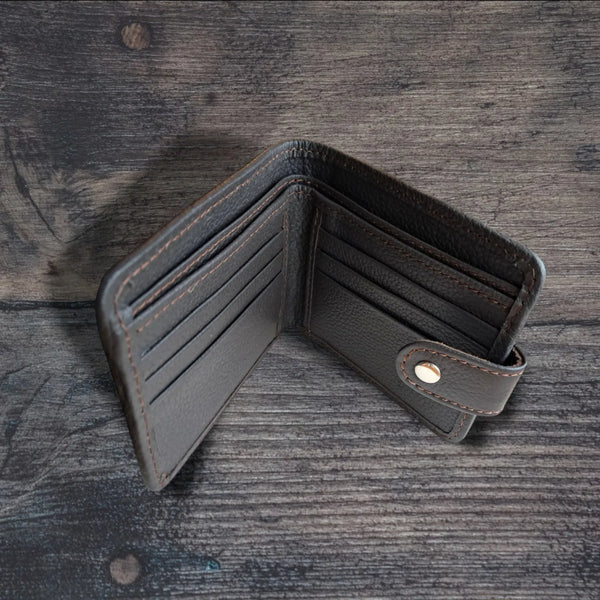 Cowhide Leather Wallet (snap)