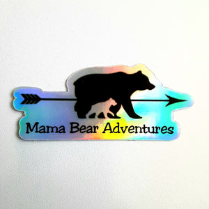 Holographic Mama Bear Adventures Sticker